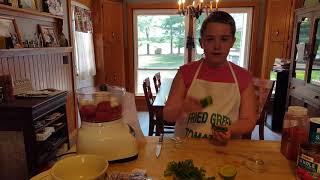 Caleb's 4-H foods demo