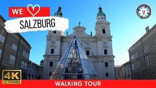 Salzburg Getreidegasse Austria ️ 4K Virtual Walking Tour (Exclusive Tour 4K 60fps) #ExploreAustria