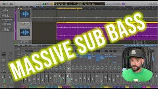 Generate massive sub bass from any audio source using Waves Submarine, and Logic Pro X