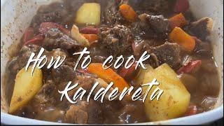 How to cook Kaldereta