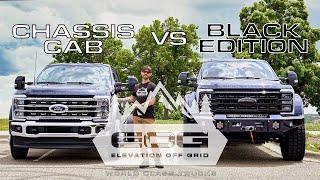 2023 F-550 Chassis vs. F-550 Black Edition