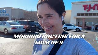 Morning morning routine for a mom of four kids!