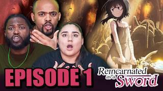 Reincarnated as a Sword Episode 1 First Time Watching l Reaction!