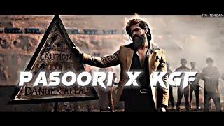 Pasoori x KGF ||Whatsapp Status|Rocky Bhai Attitude