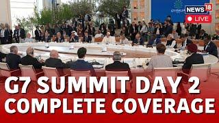 G7 Summit Day 2 LIVE | G7 Summit Live | PM Giorgia Meloni LIVE | World Leaders At G7 Summit | N18L