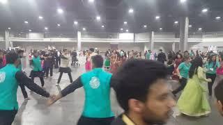 Atlanta volunteers playing garba March 25th 2018