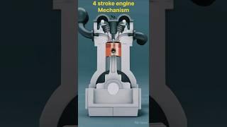 How to work 4 stroke petrol engine#science #mechanical engineering