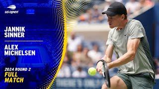 Jannik Sinner vs  Alex Michelsen Full Match | 2024 US Open Round 2