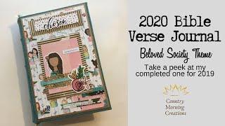 2020 Bible Writing Plan Journal and a Peek at Last Year's