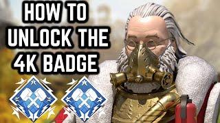 HOW TO UNLOCK 4K BADGE WITH CAUSTIC (Apex Legends Season 7)
