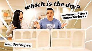 judging my urban outfitters dupes against the original *DIY CHALLENGE*  | EXPENSIVE DECOR FOR LESS