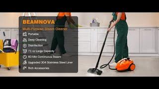 BEAMNOVA Steam Cleaner Electric Household Steamer High Pressure Multipurpose Cleaning Machine