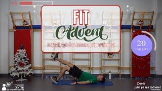 FITadvent #13, odrasli, osnovna, lastna telesna teža