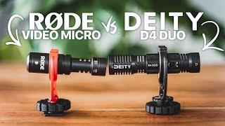 Rode Videomicro vs Deity D4 DUO // On Camera Microphone Review