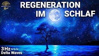 Heilende Schlafmusik 3Hz Delta Wellen für tiefe Erholung | Tiefschlaf Frequenzen