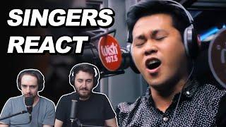 Singers React to Marcelito Pomoy - The Prayer | Reaction