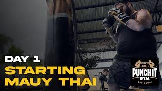 Muay Thai Session 2,000 Calories Burned!! Punch It Gym  Koh Samui, Thailand