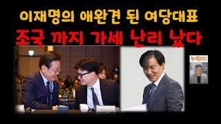 이재명의 푸들이 된 한동훈/ 조국 까지 180도 변신 난리 났다/누리PD-TV