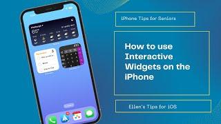 How to use Interactive Widgets on the iPhone