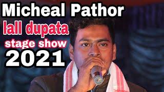 Lall dupatta ll stage show ll by Michea pathorll2021