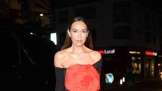 Myleene Klass Departing the Attitude Awards at the Roundhouse in London