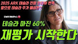 테슬라 마진 60% 예상, 2025년 월가 테슬라 재평가 시작한다! ARK 캐시우드 인터뷰 번역, 앞으로 테슬라 주가의 예상은?