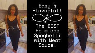 Easy Homemade Spaghetti with Meat Sauce