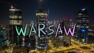 Rondo Daszyńskiego by Night | Warsaw Spire | 4K