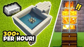 Easy Iron Farm Minecraft 1.20 Tutorial | 300+ IRON PER HOUR | Compact and Efficient Design!