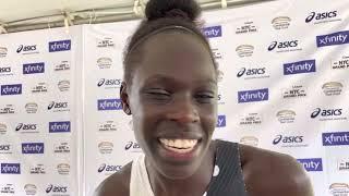 Athing Mu Takes 800m Win in 1:58.73, Explains Why She Waited Until June To Race