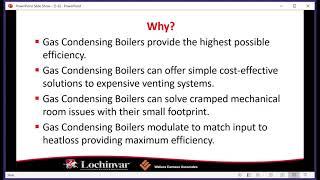 Lochinvar Commercial Boiler Training