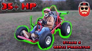 35HP+ Stage 4 420cc Predator Hemi Build