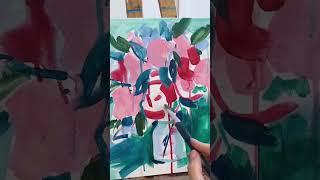 How the magic happens  Available at @artfinder_com Sasha Robinson #vivamagenta #vivamagentaflowers