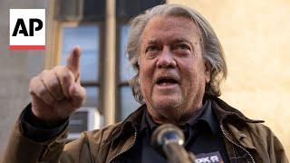 Steve Bannon warns prosecutors: 'the hunted are about to become the hunters'