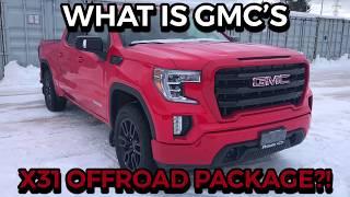 What is the GMC Sierra X31 OFF-ROAD PACKAGE?!