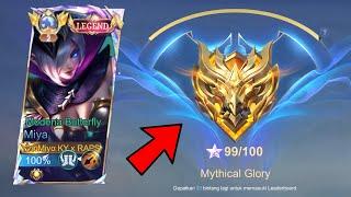 DETIK DETIK MENUJU MYTHICAL IMORTAL | DAPAT MANIAC 2X | TOP GLOBAL MIYA - MOBILE LEGENDS