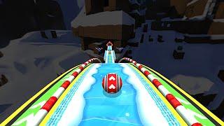 Super Rolling Balls Race 3D Christmas Special Game 44