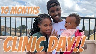 10 MONTHS CLINIC BABY HAILEY️SHE’S REALLY GROWING