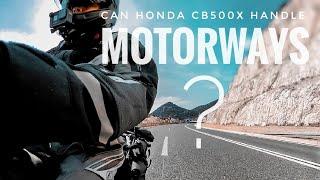 HONDA CB500X Motorway review