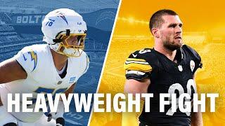 Heavyweight fight: Jim Harbaugh vs. Mike Tomlin | Chargers vs. Steelers