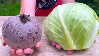 I can't stop eating this beetroot, carrot and cabbage salad  New Salad Recipe 