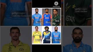 Jaspreet vs Mitchell vs shami vs Siraj vs Shoaib akhtar vs Malinga #Bowling#Cricket #Trending#Shorts