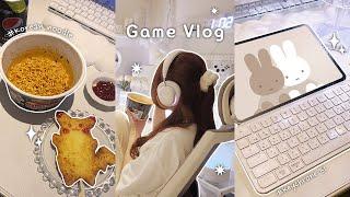 Game Vlog | PC방 정식 만들어먹고 밤새 게임하기 | 키크론B1 언박싱, 리뷰