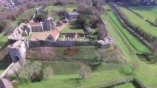 DJI Phantom 3S - 5th Flight - Carisbrooke Castle