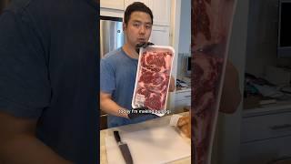 Homemade bulgogi using Costco steaks