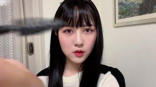 ASMR 노토킹 빠른 메이크업 해주기ノートーキングで素早いメイクをしてくれる No talking sleepy fast makeup