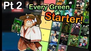 Blox Cards - PT 2 of Ranking EVERY Green Starter!