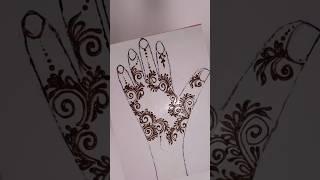 Beautiful Curves | Stylish Mehndi Designs #shorts #stylishhenna #backhandmehndi