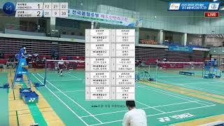 [Live직캠] 여대 준결승_4복 | 한국체대 (지정빈/박민지) vs 군산대 (정채린/이현우) / 2020전국봄철종별 배드민턴리그전