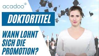 In welchen Branchen lohnt sich der Doktortitel? | acadoo®